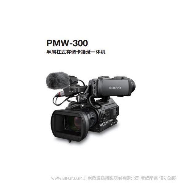 索尼 PMW-300 半肩扛式存储卡摄录一体机  宣传手册 经销商 指南 宣传册 pdf 