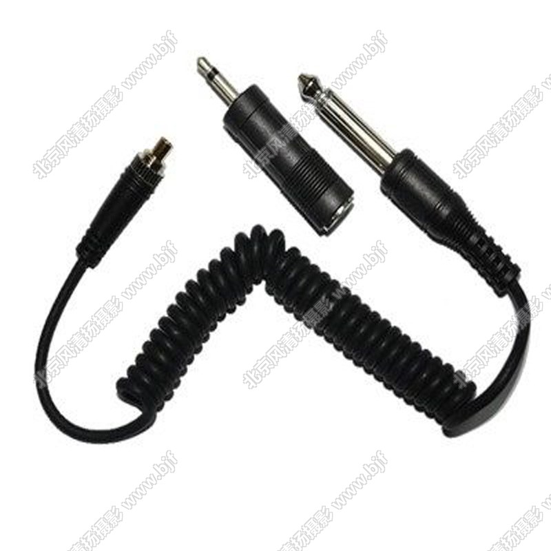 永诺触发器引闪器专用PC635影楼灯影室灯同步触发PC连接线