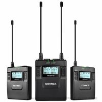 科唛CVM-WM300(A/C)UHF全金属一拖二无线麦克风（可充电锂电池版）