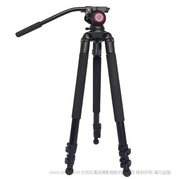米泊 miliboo铁塔MTT701A铝合金 摄像机三脚架含MYT802云台