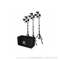 南光 南冠 NANGUANG 新闻采访套装灯（CN-30F 3kit） 5600K固定色温 三灯套装 采访 纪实 人物面部刻画