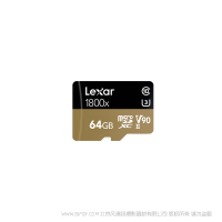 雷克沙 LSDMI64GCB1800A Lexar®Professional 1800x microSDXC™ UHS-II 存储卡 64G 读270MB/s, 写150MB/s