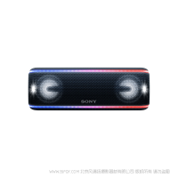 索尼 sony SRS-XB41 防水重低音无线扬声器 黑色 LIVE SOUND现场音效 / 酷炫灯光 Party booster / 扬声单元尺寸：约 58mm / 随机配件：交流电源适配器 / 保修卡 / 电池续航：约 24H / 为手机充电：有