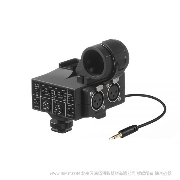 枫笛 Saramonic MixMic适配器 双声道 音频混音器 专业级麦克风 混音控制台 录音室