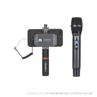 科唛 Comica CVM-WS50(B) 创意型手机专用无线麦克风 手机 单反 领夹 无线麦克风 直播 收音话筒