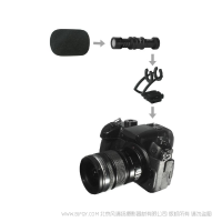 科唛 Comica CVM-VM10II 迷你型 心型 指向 电容式 麦克风（微单、手机、相机、DJI OSMO通用）