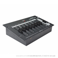 16路灯光控制台   DC9V 电源加可装 PP3 9V 电池，方便即时使用  主调光推杆可以分别或是同时调节 1－16 推杆数  值