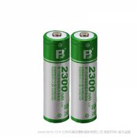 沣标 FB  FB-AA2300 AA/5号电池 低自放电电池  充电电池5号电池2300毫安镍氢5号可充电电池低自放电  2支一组