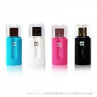 沣标 FB  FB-560读卡器 4合1多功能合一迷你读卡器 4合1高速直读SD TF M2 MS 卡   白色、黑色、红色、蓝色