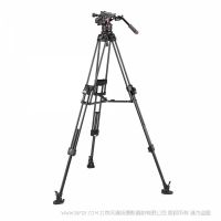 曼富图 Manfrotto MVK612TWINFC Nitrotech 612摄像云台和645快速双管碳纤维摄像三脚架套装 