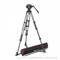 曼富图 Manfrotto MVK504XTWINGC 504X液压摄像云台和双管碳纤维摄像三脚架套装(地置伸展器) 
