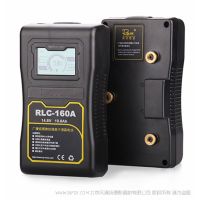 影宸 Rolux RLC-160A 安顿口电池 适用摄像机单反相机监视器led灯供电系统外接电池 适用于松下安顿口 含LCD显示屏