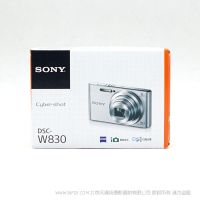 索尼 Sony  DSC-W830/S/B/P/V 数码相机 银色（约2010万像素 8倍光学变焦 蔡司镜头）卡片相机 