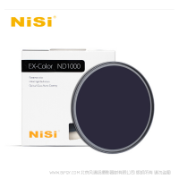  NiSi耐司ND1000减光镜ND64 EX-Color ND8 3档减曝  EX-Color ND64   6档减曝  EX-Color ND1000    10档减曝 中灰密度镜nd镜滤镜微单单反相机滤光镜 ND1000 77mm 