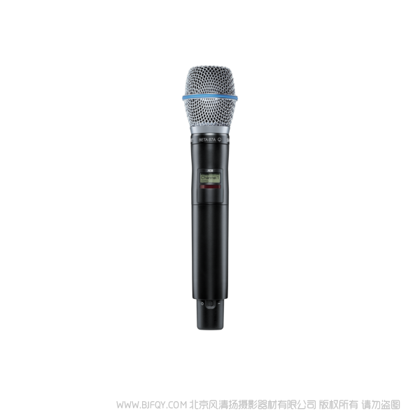 Shure 舒尔 AD2/B87A 手持式无线话筒发射机 音频质量和射频性能，外加宽调谐、高密度模式和加密功能
