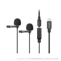 BOYA 博雅 BY-M2D 数字型双咪头领夹麦克风