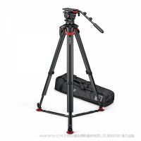 Sachtler 萨科勒 System aktiv12T flowtech100 GS  SKU: S2074T-FTGS  14kg承重  三脚架液压云台套装 套包