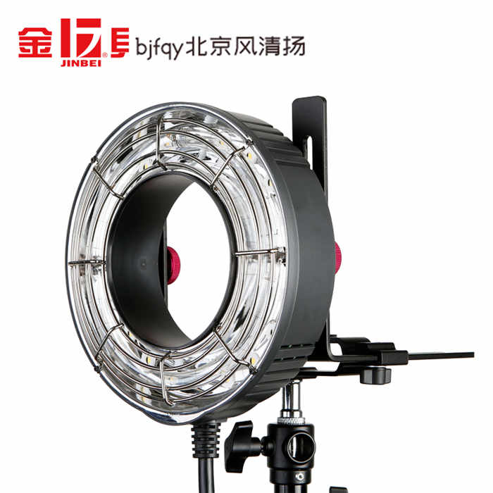 金贝DC600环形LED补光灯摄影灯户外拍摄像灯眼神光直播打光灯
