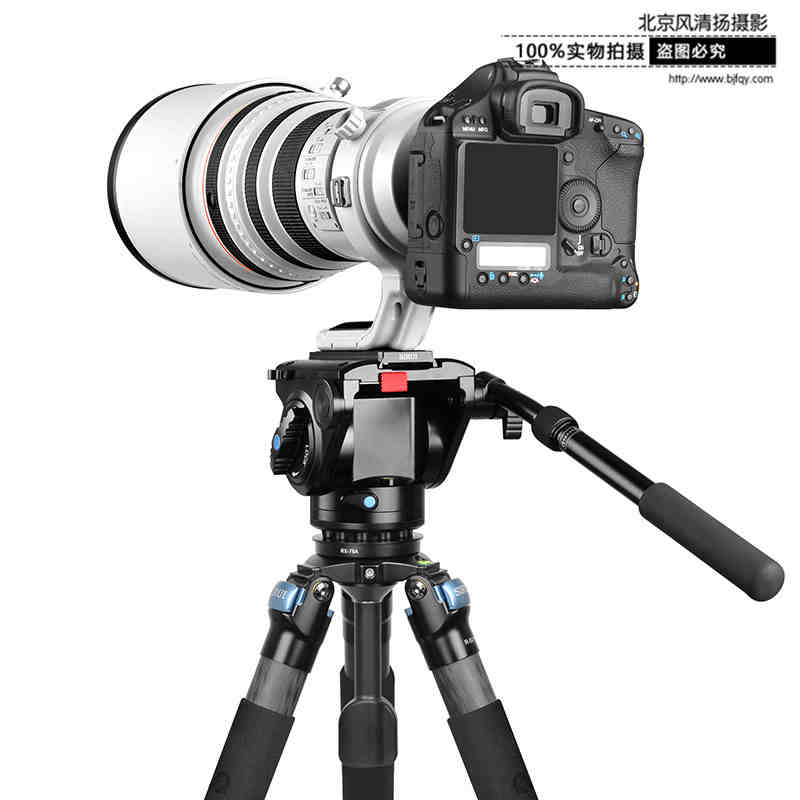 思锐 碳纤维三脚架 R5214X单反相机摄影摄像大炮打鸟稳定便携