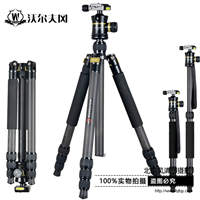 沃尔夫冈 JZ-811+YT04 碳纤维 三脚架 独脚架 佳能5D2 5D3 5D4 5DS R 6D 7D 用 