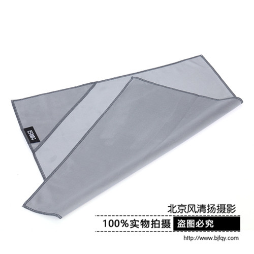 爱尔玛（ERMA)超极细纤维FSY带角包布（L)灰 镜头包布 镜头袋