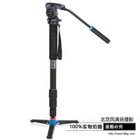 独脚架 百诺任逍遥C38TDS2碳素纤维单反相机摄影摄像独角架云台