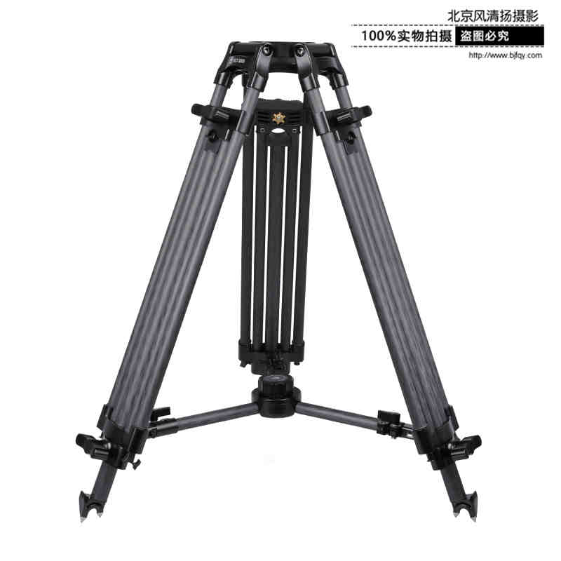 思锐 BCT-3203 广电摄像脚架 碳纤维 摄像机 三脚架 专业三角架