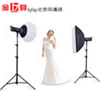 金贝MSN600TTL高速摄影灯摄影棚影室闪光灯双灯套装商业广告动态