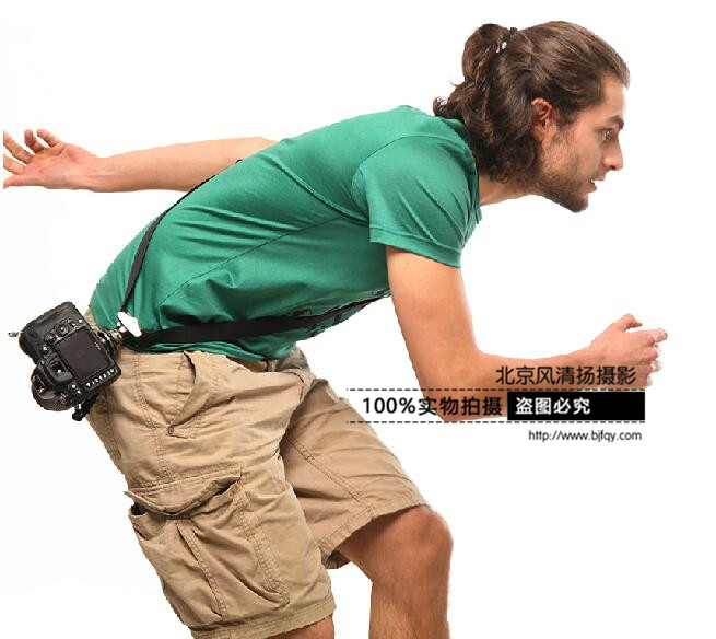 GGS 尼康佳能相机腰挂快枪手快挂背带单反悬挂快摄手腰带扣减压肩