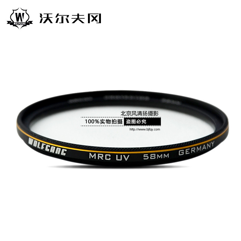 沃尔夫冈/wolfgang 86MM 多层镀膜 MC UV 防水 防刮花 金圈