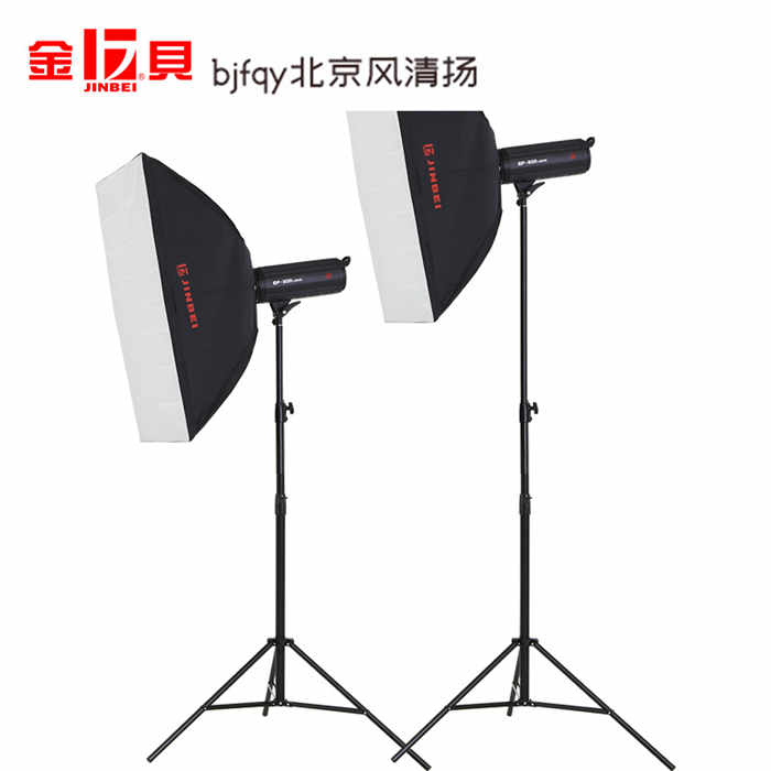 金贝EF-200LED摄影灯双灯套装补光影室灯人像摄像儿童太阳灯