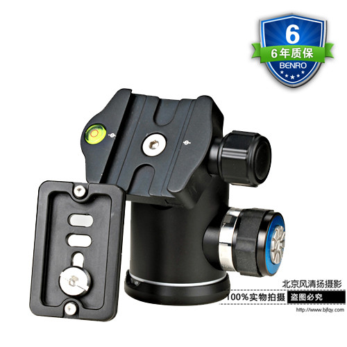 球型云台 百诺V1单反相机微距摄影摄像三脚架独脚架专业球形云台