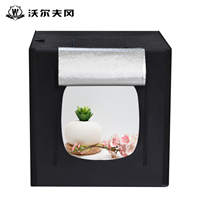 沃尔夫冈 80cm led摄影棚 小型套装淘宝柔光箱补光拍照拍摄影灯箱