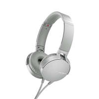 索尼 Sony MDR-XB550AP 立体声耳机 浅灰白