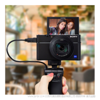 索尼DSC-RX100M6  Sony  黑卡®数码相机握柄套装（ 24-200mm蔡司镜头 4K HDR视频拍摄 RX100 VI）