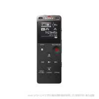 索尼 ICD-UX565F 高质量数码录音笔 黑 8 GB（约6.40 GB＝6871947674字节）* / 记忆卡插槽：MicroSD / USB接口：有（内置直插） / 录音格式：线性 PCM/MP3 