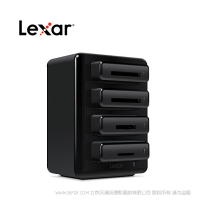 雷克沙(Lexar)workflow读卡器高速USB3.0专业工作流多合一读卡器SDTF/CFast 四槽中枢纽+(SD+CF+USB+HUB）  4槽中枢纽+读卡器 USB3.0组合
