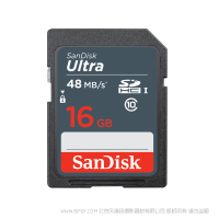 闪迪 SDSDUNB-016G-ZN3IN  SD Cards 闪迪至尊高速™ SD™ 存储卡 SanDisk 产品 高速SD存储卡 16G相机SD卡内存卡储存卡数码相机卡