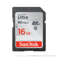 闪迪 SDSDUNC-016G-ZN6IN  16GB 80MB 速度 class10 至尊高速SDHC/SDXC 存储卡 SanDisk 产品 