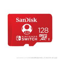闪迪 SDSQXAO-128G-ZNCZN microSD卡 Nintendo® 许可的 Nintendo™ Switch™ 专用存储卡 SanDisk 产品