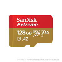 SanDisk闪迪 SDSQXA1-128G-ZN6MA  128G内存卡micro sd卡 相机卡128GB无人机卡TF卡A2高