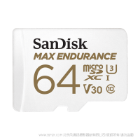 闪迪™  SDSQQVR-064G-ZN6IA 专业级高耐用 microSD™ 存储卡 SanDisk 产品 64GB