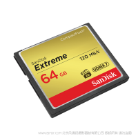 闪迪 SDCFXS-064G-Z46 至尊极速™  CF存储卡 64GB 单反相机高速内存卡 CompactFlash® 闪存 单反相机 D810 1DX2 