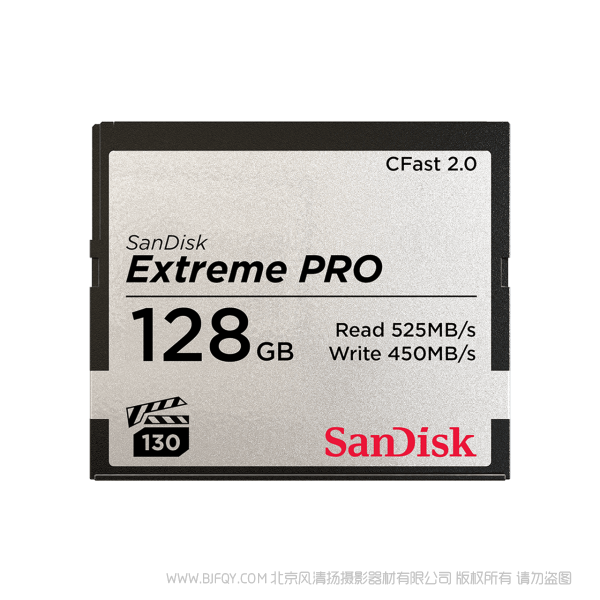 sandisk闪迪 SDCFSP-128G-Z46D  128GB CFast2.0 高速相机存储卡515M XC10 XC15 1DX2 悟2