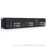 富威德 FEELWORLD  T51 5" 分辨率800x480 2RU三联广播级SDI/ HDMI/ AV机柜式视频监视器