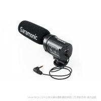 Saramonic枫笛 SR-M3 单反摄像机麦克风 微电影节目采访录音话筒定向型电容麦克风 实时监听专业音质提升