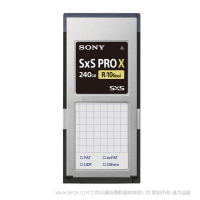 索尼 SBP-240F sony SxS PRO X Memory Card 240GB 系列存储卡