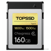 天硕 TOPSSD CFE卡 CFexpress Type B储存卡 适用于 EOSR5 C500MarkII 1DX3 D6 1800MB/秒 160GB 320GB 