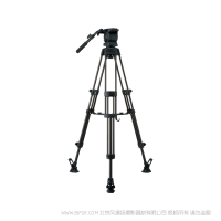 利拍 Libec RS-250DM 中置延伸器配置 专业 单反 相机 摄像机铝合金三脚架 液压云台套装 