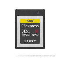 索尼512G CEB-G512 1DX3 内存卡 存储 CFexpress  typeB CFE-512G CEB CEB-G Series CFexpress Type B Memory Card